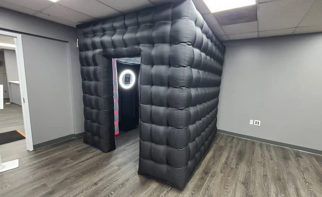 Selfie Photo Booth & Inflatable Tent (Enclosure) Combo